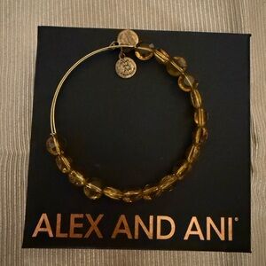 ⭐️ Alex and Ani:  Amber-Toned Beaded Bracelet
